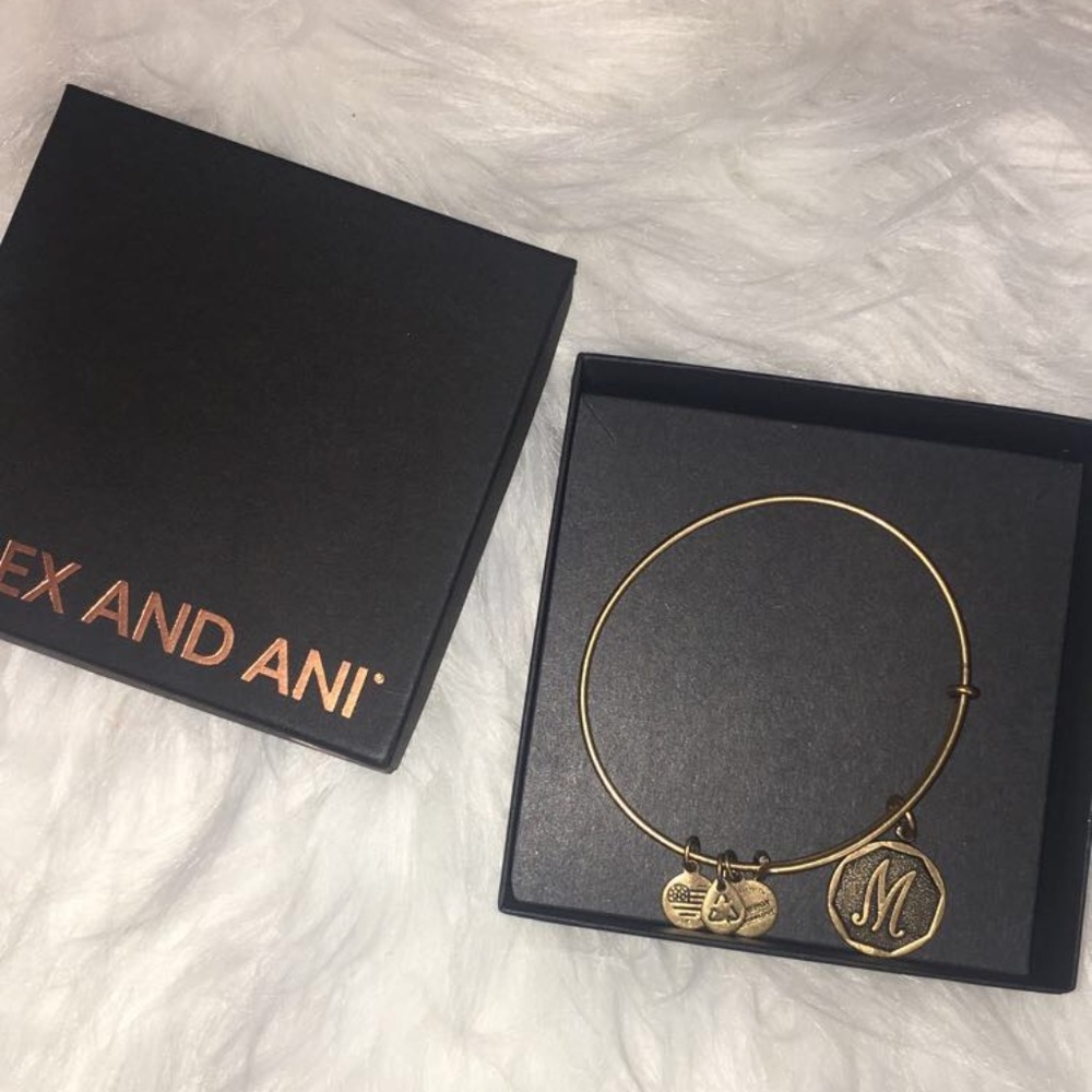 Alex and Ani "M" Bracelet